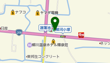 セブンイレブン 柳川蓮蒲池店の地図画像