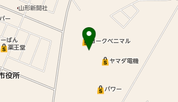 セブン銀行 ヨークベニマル 東根店 共同出張所の地図画像