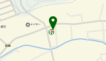 セブンイレブン 直方上頓野店の地図画像