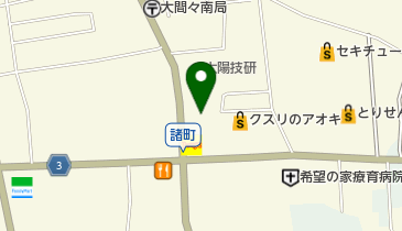 セブンイレブン みどり大間々諸町店の地図画像