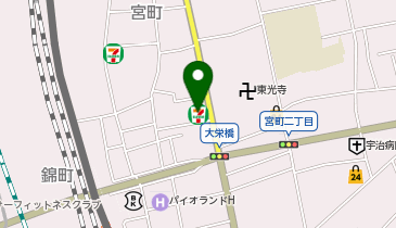 セブンイレブン 大宮宮町4丁目店の地図画像