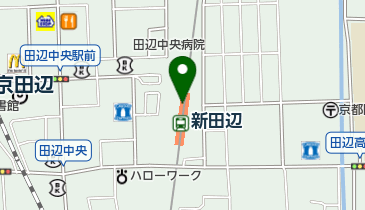 セブン銀行 近鉄電車 新田辺駅 共同出張所の地図画像