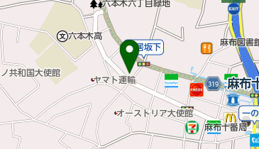 セブンイレブン 港区麻布十番1丁目店の地図画像