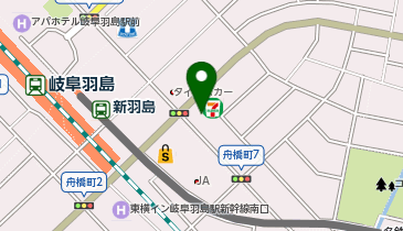セブンイレブン 岐阜羽島駅前店の地図画像