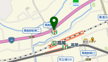セブンイレブン 八王子高尾北口店の地図画像