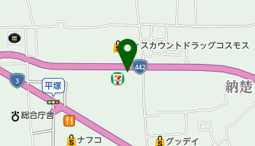 セブンイレブン 八女納楚店の地図画像