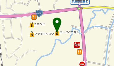 セブン銀行 ヨークベニマル 新庄店 共同出張所の地図画像