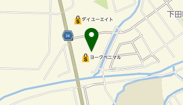 セブン銀行 ヨークベニマル 新庄下田店 共同出張所の地図画像