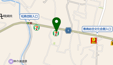 セブンイレブン 甲斐中下条店の地図画像