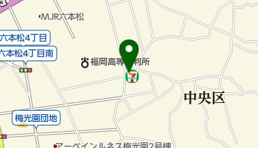 セブンイレブン 福岡谷2丁目店の地図画像