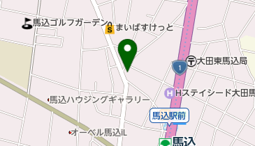 セブンイレブン 大田区北馬込店の地図画像