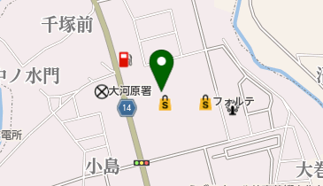 セブン銀行 ヨークベニマル 大河原店 共同出張所の地図画像