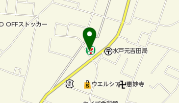 セブンイレブン 水戸元吉田町店の地図画像