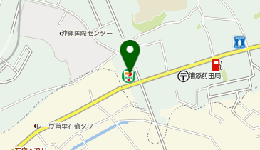 セブンイレブン 浦添前田店の地図画像