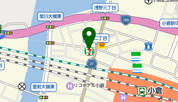 セブンイレブン 小倉浅野2丁目店の地図画像