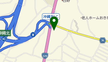 セブンイレブン 沖縄北インター店の地図画像