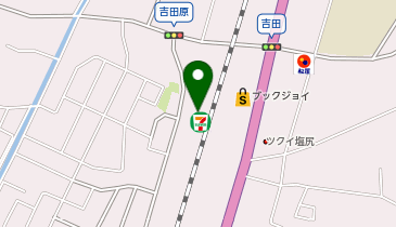 セブンイレブン 塩尻吉田原店の地図画像