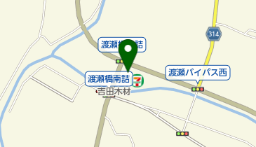 セブンイレブン 吉川町渡瀬橋店の地図画像