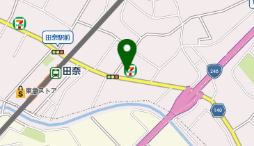 セブンイレブン 横浜田奈駅東店の地図画像