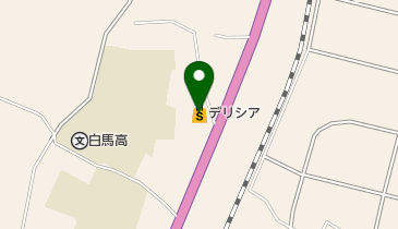 セブン銀行 デリシア 白馬店 共同出張所の地図画像