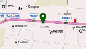 セブンイレブン 萩市役所前店の地図画像