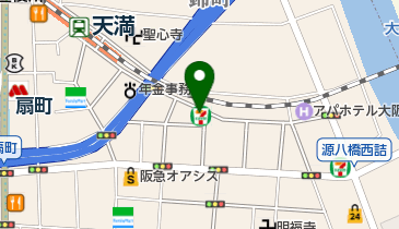 セブンイレブン 大阪同心北店の地図画像
