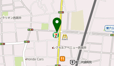 セブンイレブン 足立栗原4丁目店の地図画像