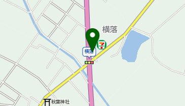 セブンイレブン 幸田横落店の地図画像