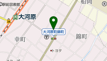 セブンイレブン 大河原幸町店の地図画像