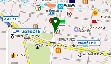 セブンイレブン 江戸川西葛西6丁目店の地図画像