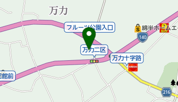 セブンイレブン 山梨万力店の地図画像