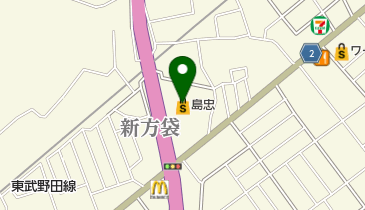 セブン銀行 島忠 春日部本店 共同出張所の地図画像