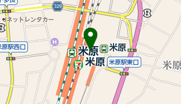 セブンイレブン キヨスクJR米原駅改札口店の地図画像