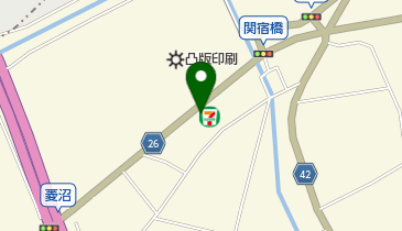 セブンイレブン 幸手関宿橋店の地図画像