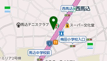 セブン銀行 COMFORT MARKET 西馬込店 共同出張所の地図画像