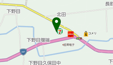 セブンイレブン 加美下野目店の地図画像