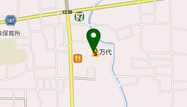 セブン銀行 万代 天美我堂店 共同出張所の地図画像