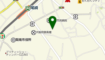 セブン銀行 万代 尾崎店 共同出張所の地図画像