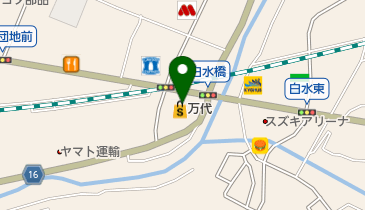 セブン銀行 万代 伊川谷店 共同出張所の地図画像