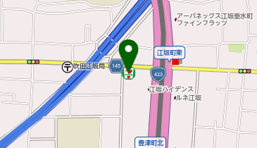 セブンイレブン 吹田江坂町2丁目店の地図画像