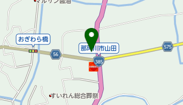 セブンイレブン 那珂川山田店の地図画像