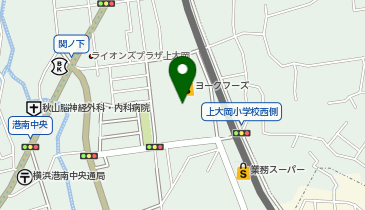 セブン銀行 ヨーク ヨークフーズ上大岡店 共同出張所の地図画像