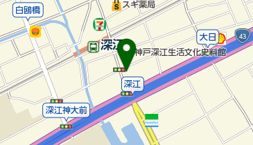 セブンイレブン 神戸深江本町3丁目店の地図画像