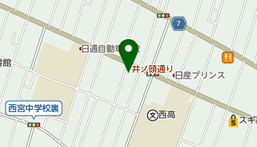 セブンイレブン 都立西高前店の地図画像