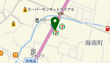 セブンイレブン 宇部海南町店の地図画像