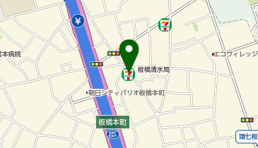 セブンイレブン 板橋清水町店の地図画像
