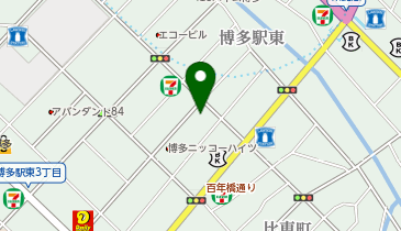 セブンイレブン 博多駅東3丁目店の地図画像