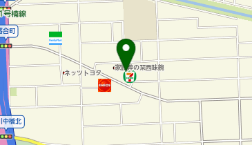 セブンイレブン 名古屋西味鋺2丁目店の地図画像