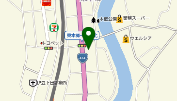 セブンイレブン 下田東本郷店の地図画像