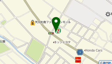 セブンイレブン 前橋天川大島店の地図画像